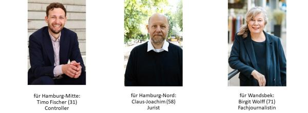 Spitzenkandidaten der Bezirke