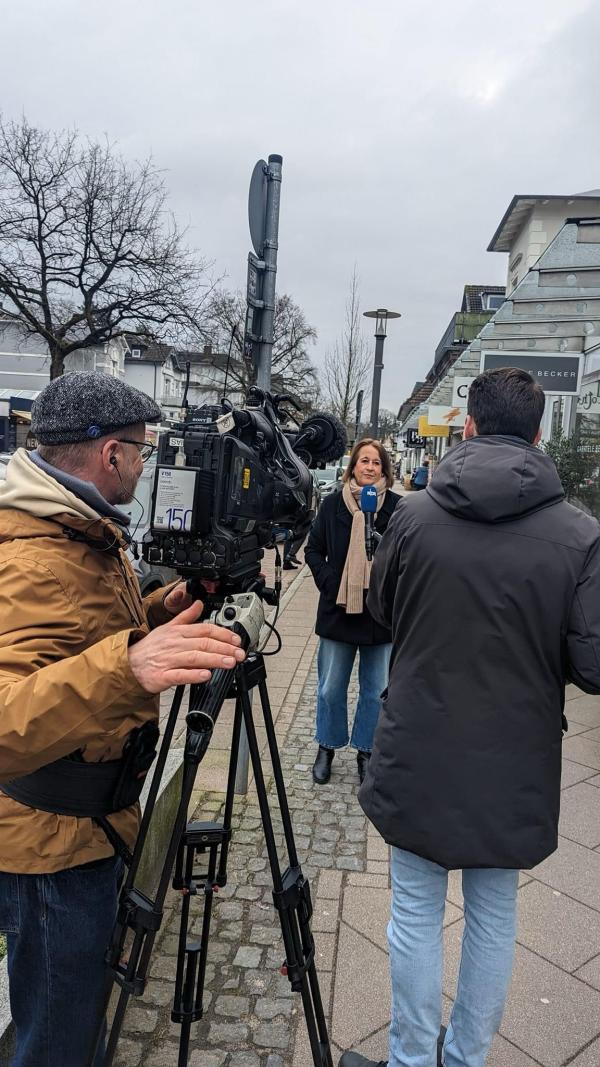 Katarina Blume in der Waitzstraße